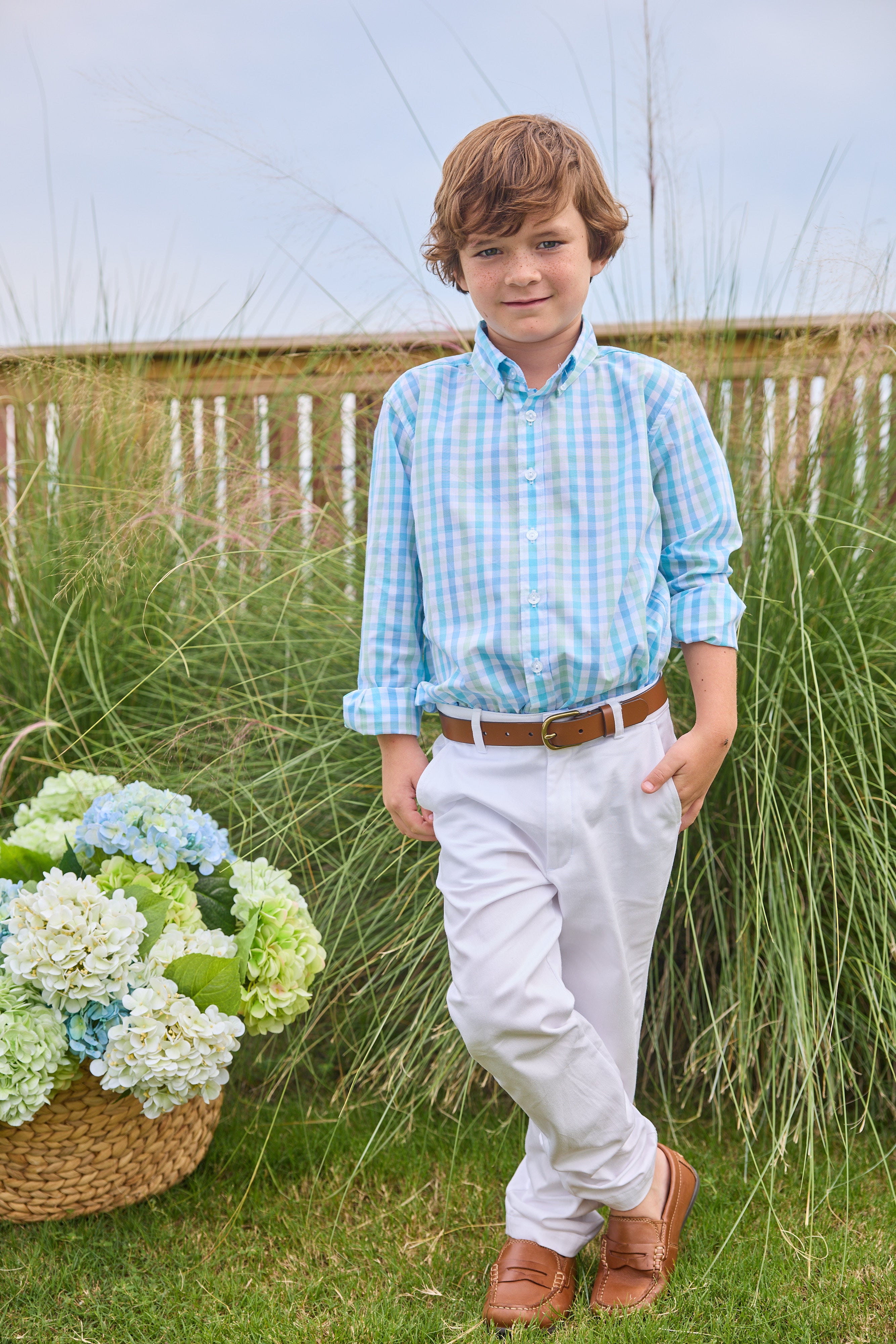 Little English Button Down Shirt, Briarcliff Plaid