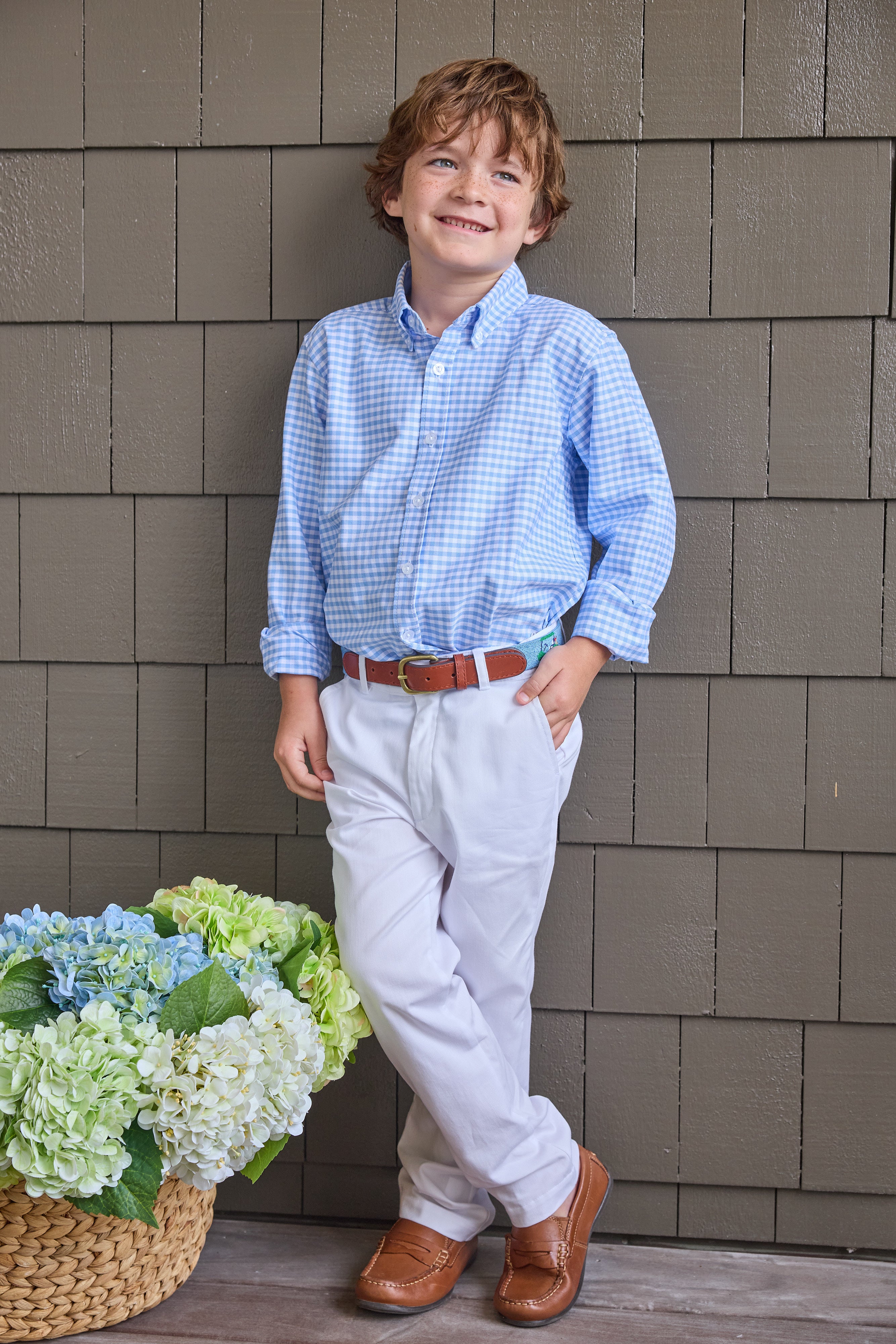 Little English Button Down Shirt, Mayfair Gingham