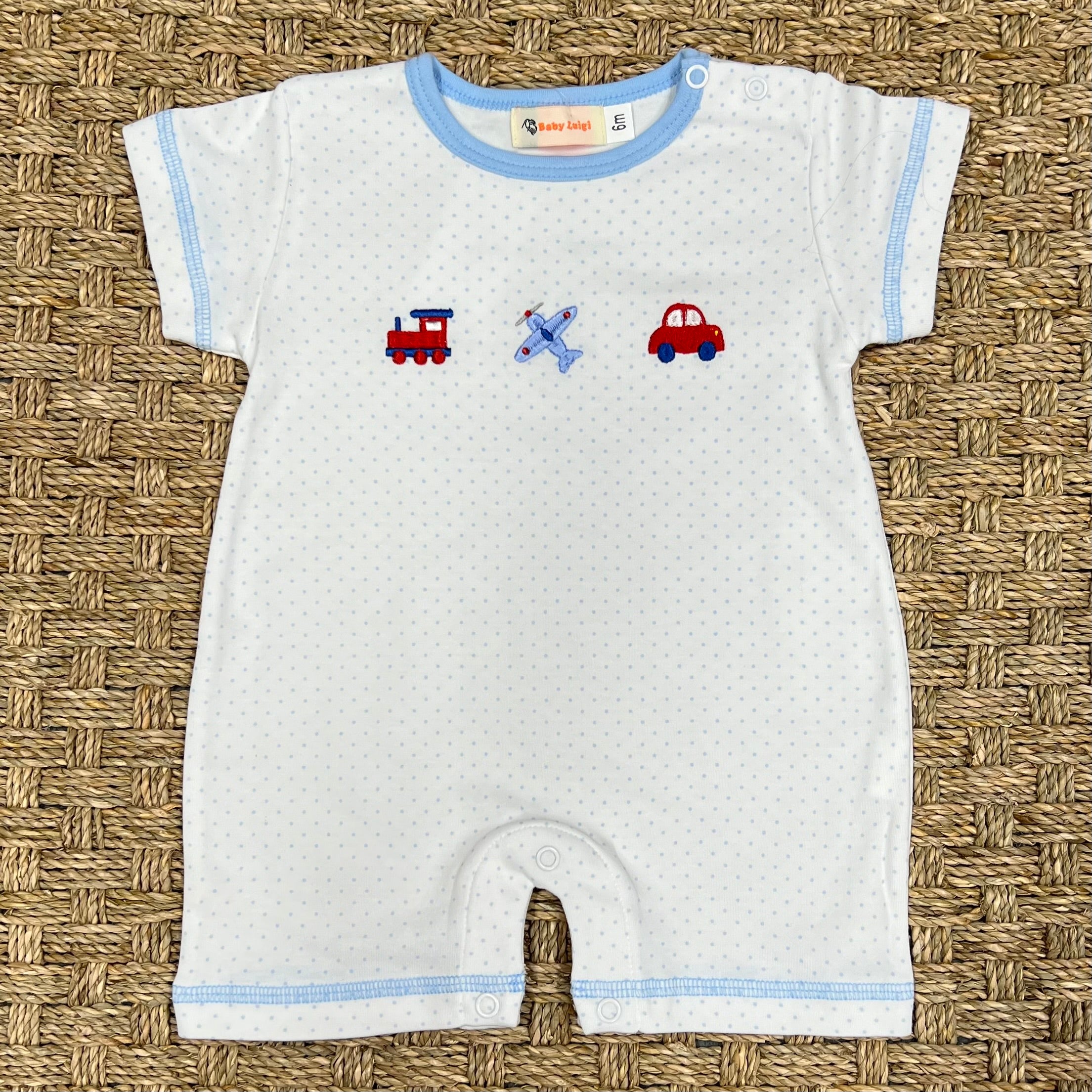 Luigi Romper, Transportation on Light Sky Blue