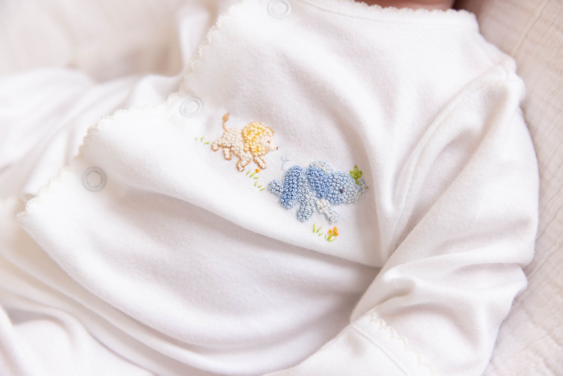 Yellow Lamb Animal Safari Gift Set