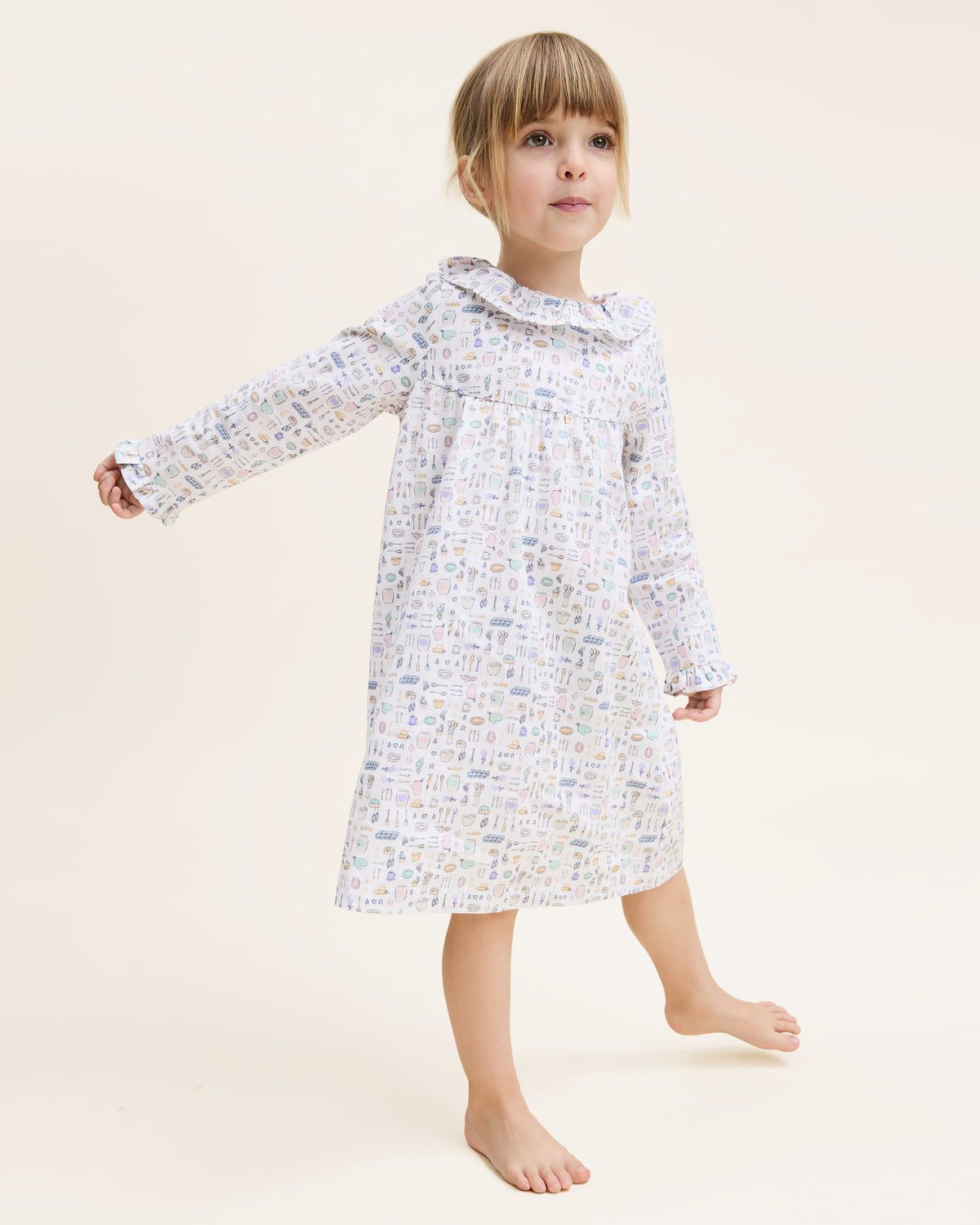 Petite Plume Scarlett Nightgown, Baking Spirits Bright