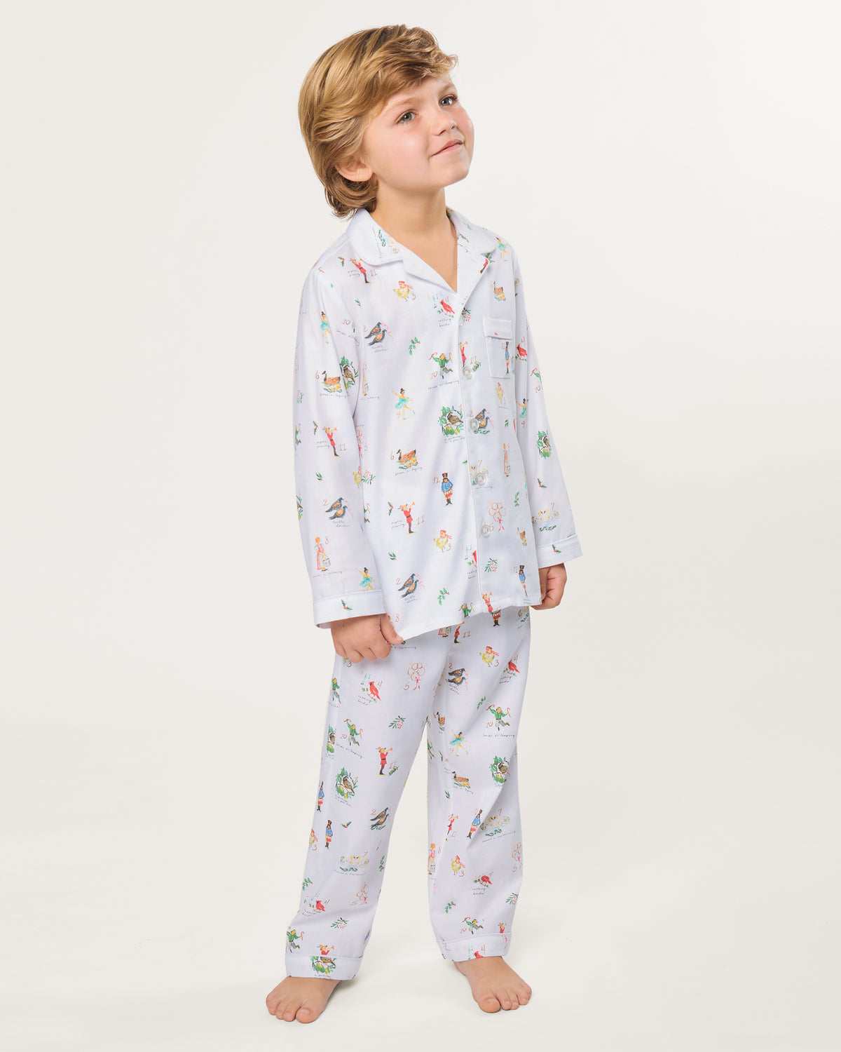 Petite Plume Kid's Twill Pajama, 12 Days of Christmas