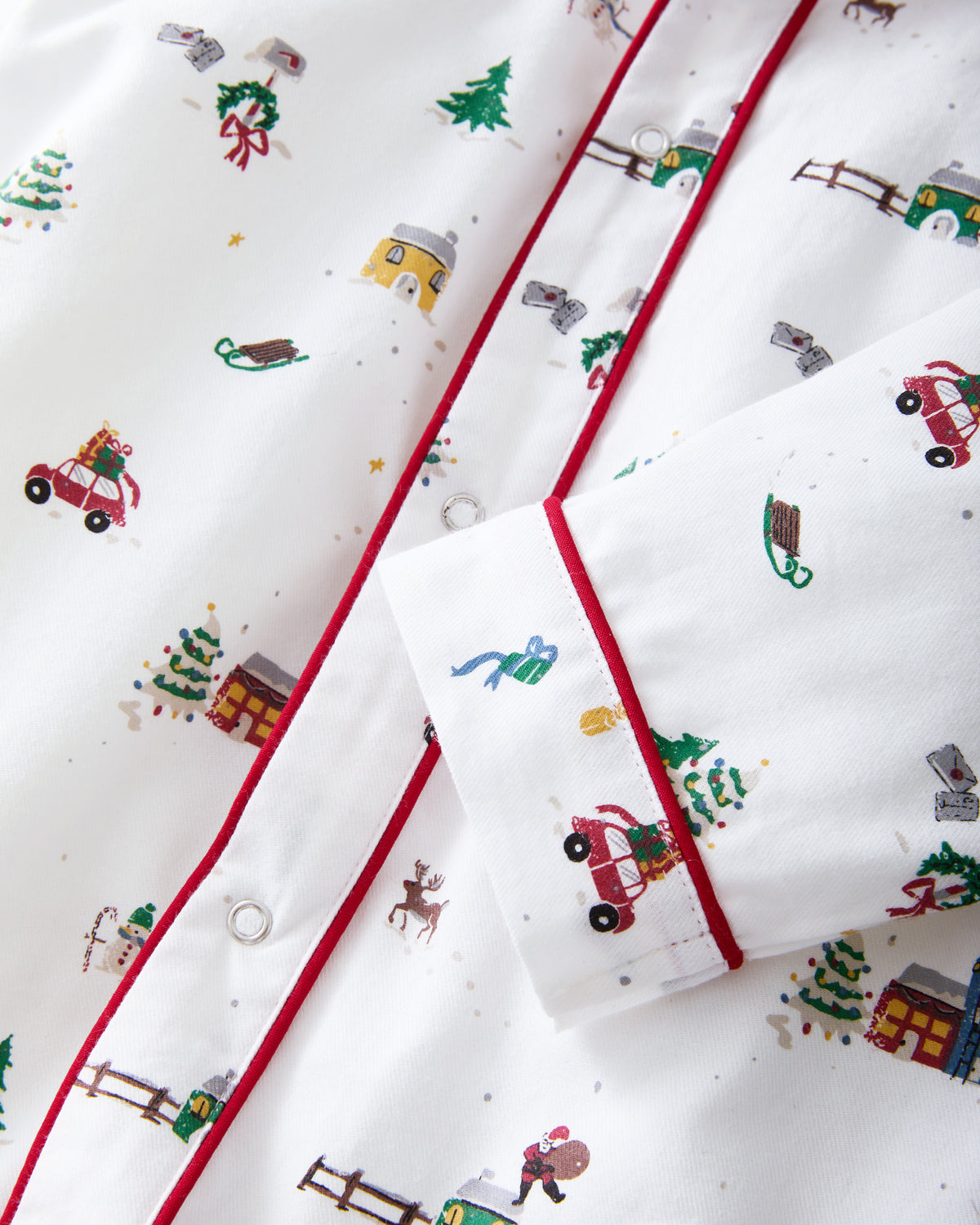 Petite Plume Cambridge Romper, Holiday Town