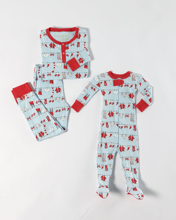 Beaufort Bonnet Knox's Night Night Footed, Santa's Laundry Line