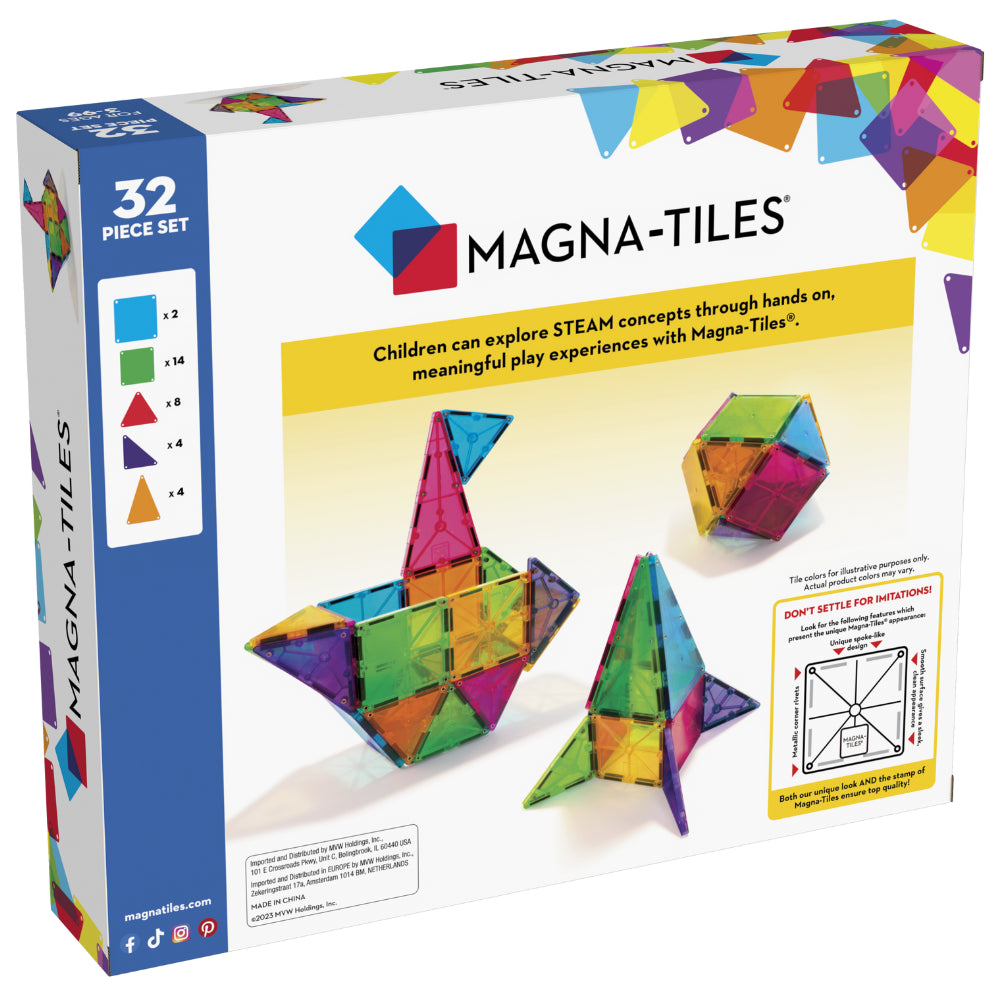 Magna-Tiles Classic 32 Piece Set | shopnurseryrhymes