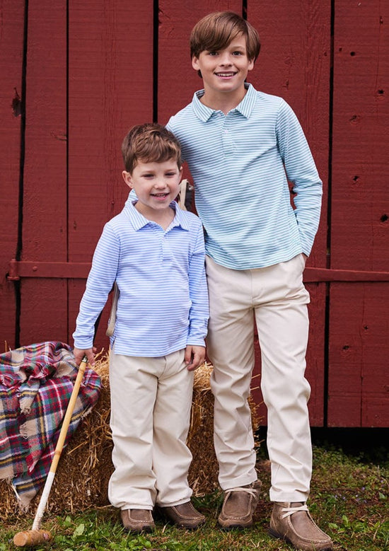 Little English Banded Pant, Stone Corduroy