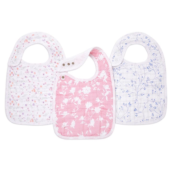 Aden & Anais Ma Fleur Classic Snap Bibs