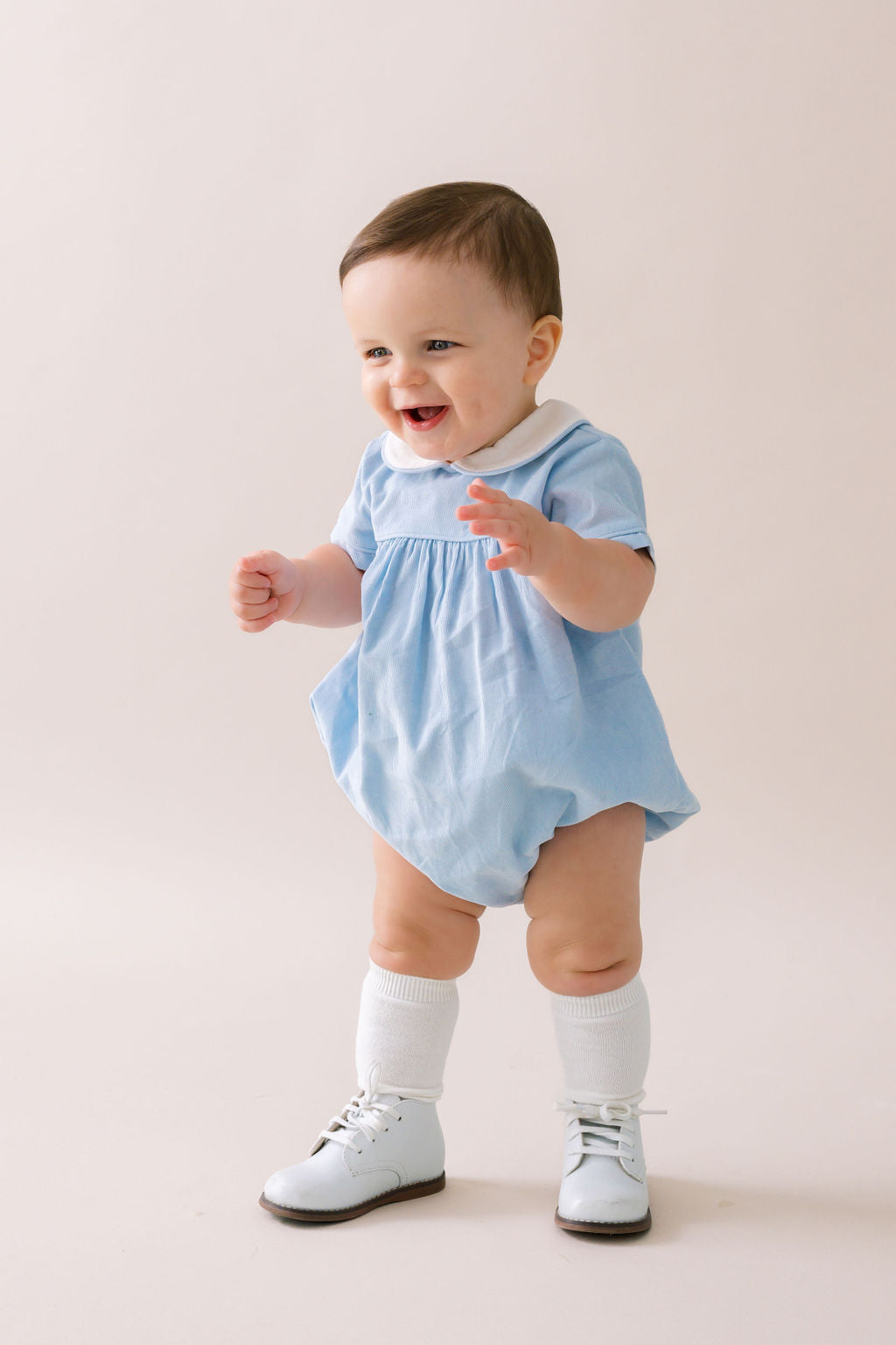 Lullaby Set Covington Bubble, Princeton Blue Corduroy