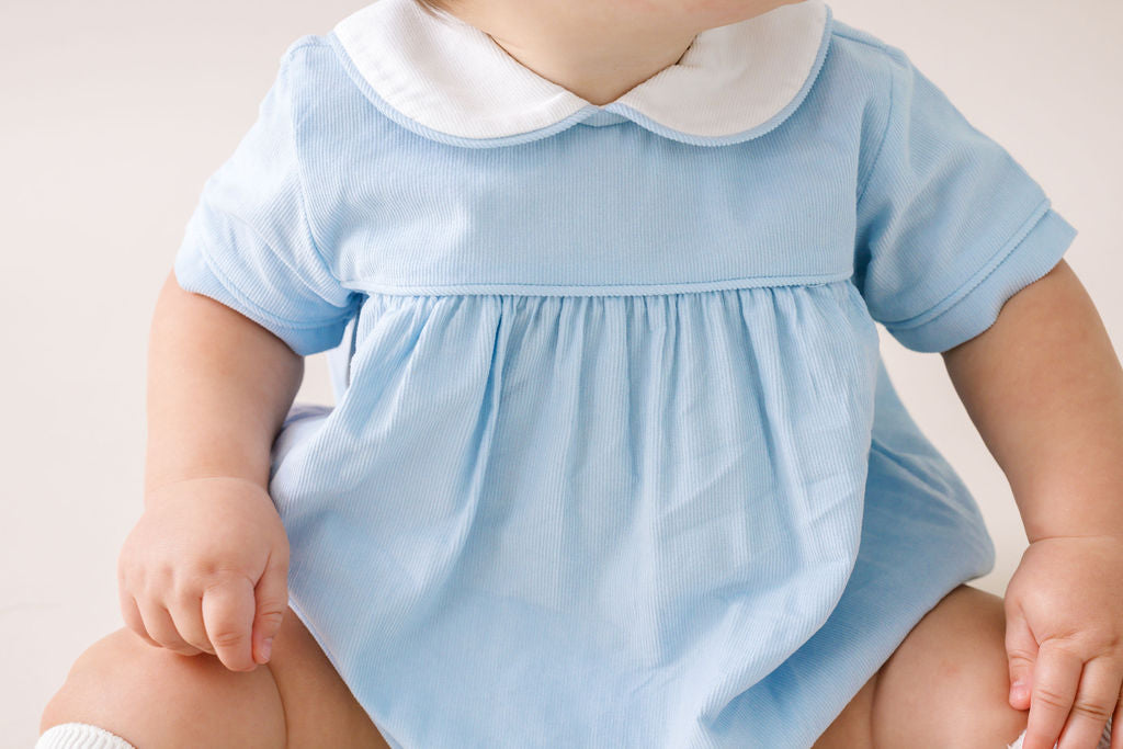 Lullaby Set Covington Bubble, Princeton Blue Corduroy