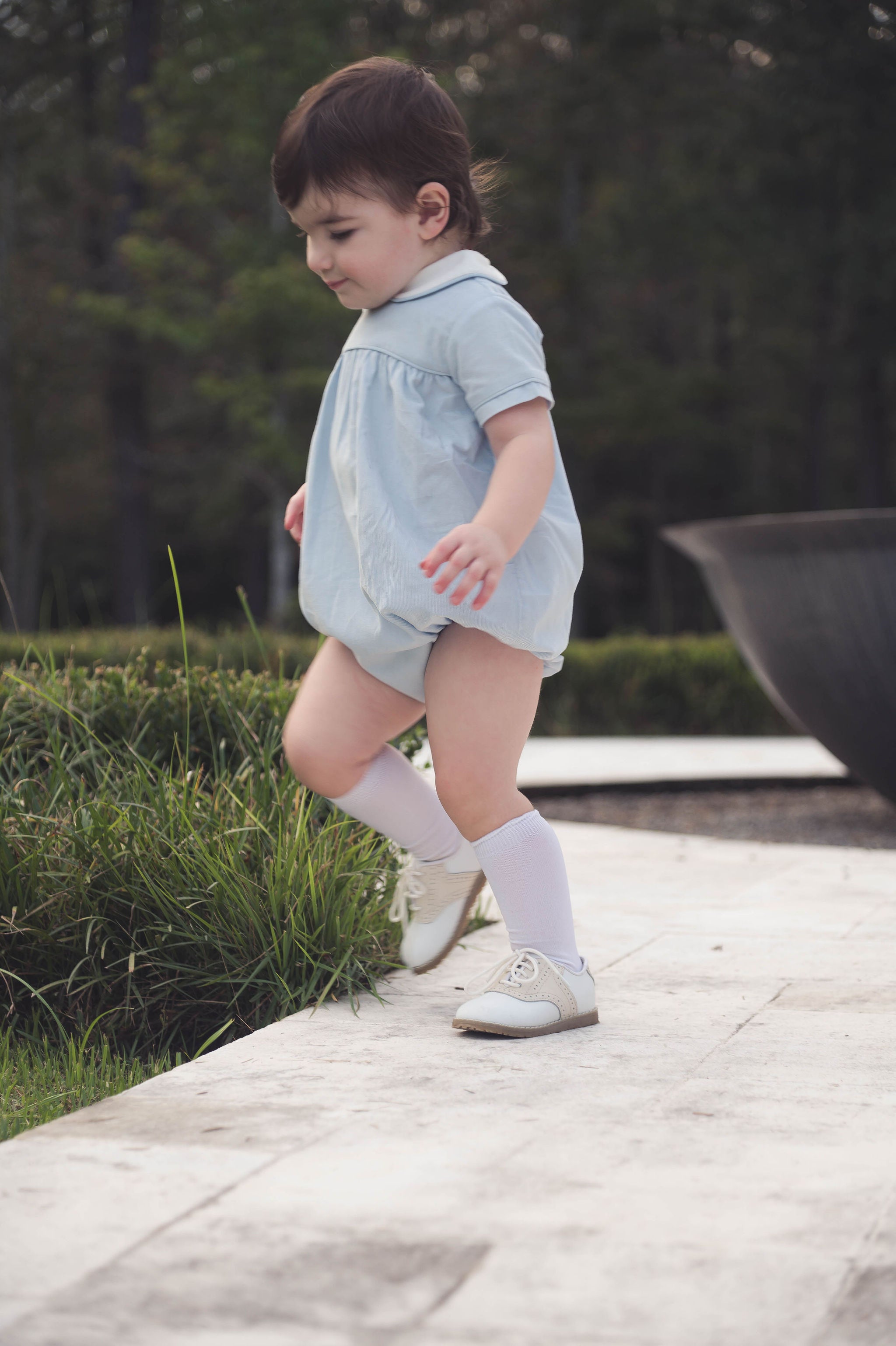 Lullaby Set Covington Bubble, Princeton Blue Corduroy