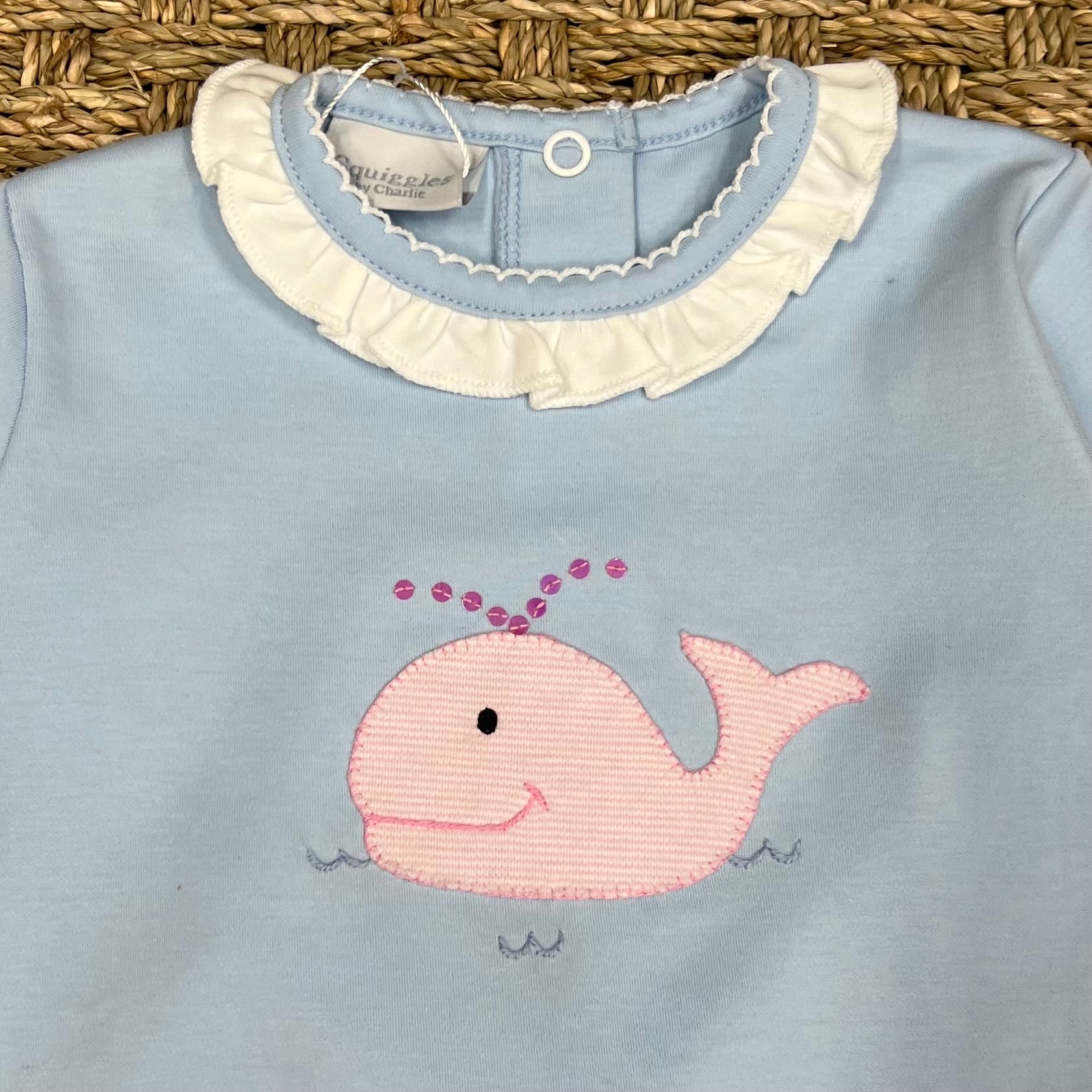 Squiggles Mini Wendy Ruffle Pant Set