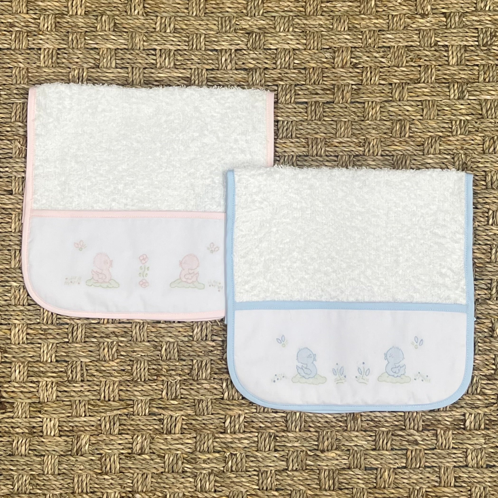 Auraluz Swimming Duck Terry Cloth Burp Cloth