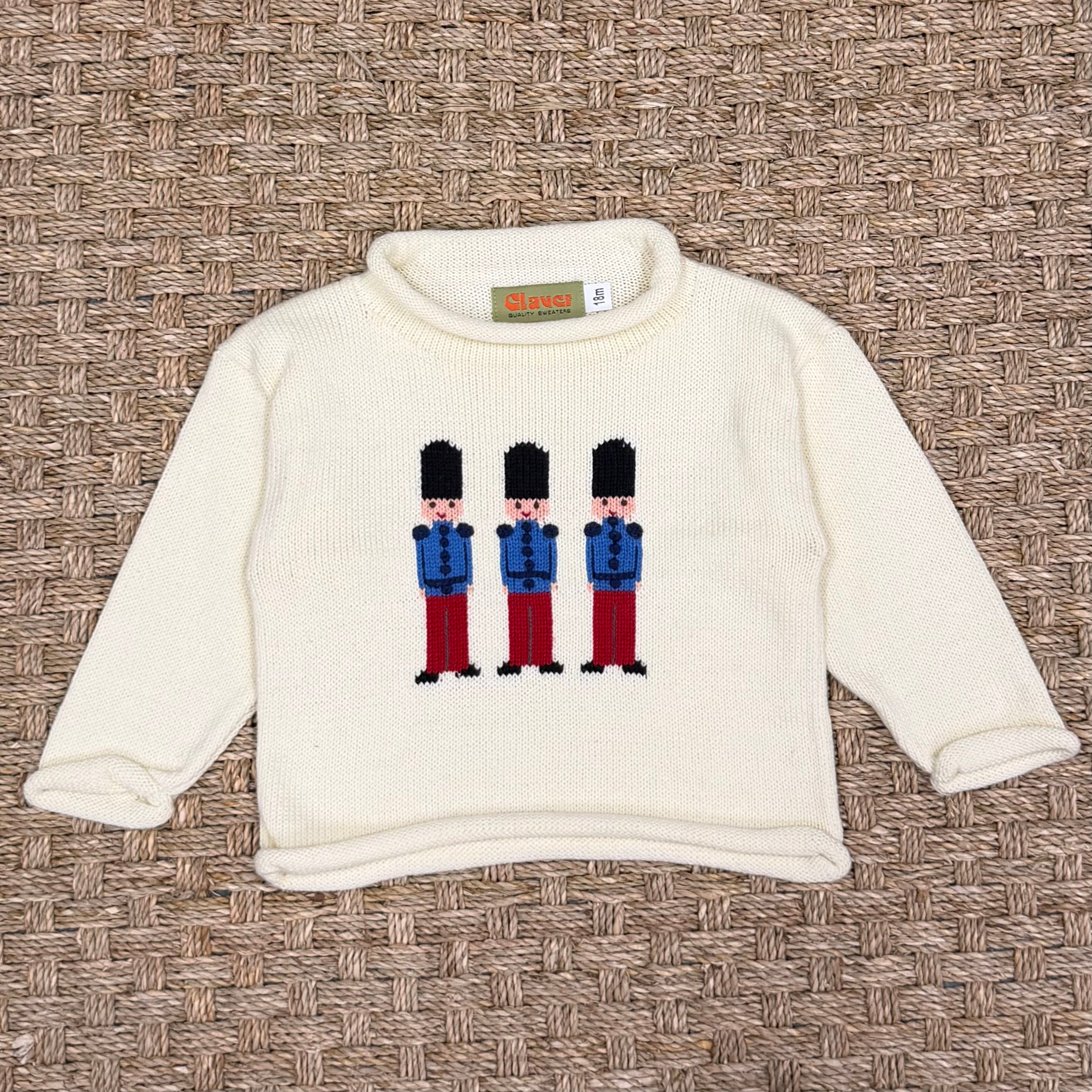 Luigi Rollneck, Three Toy Soliders on Ivory