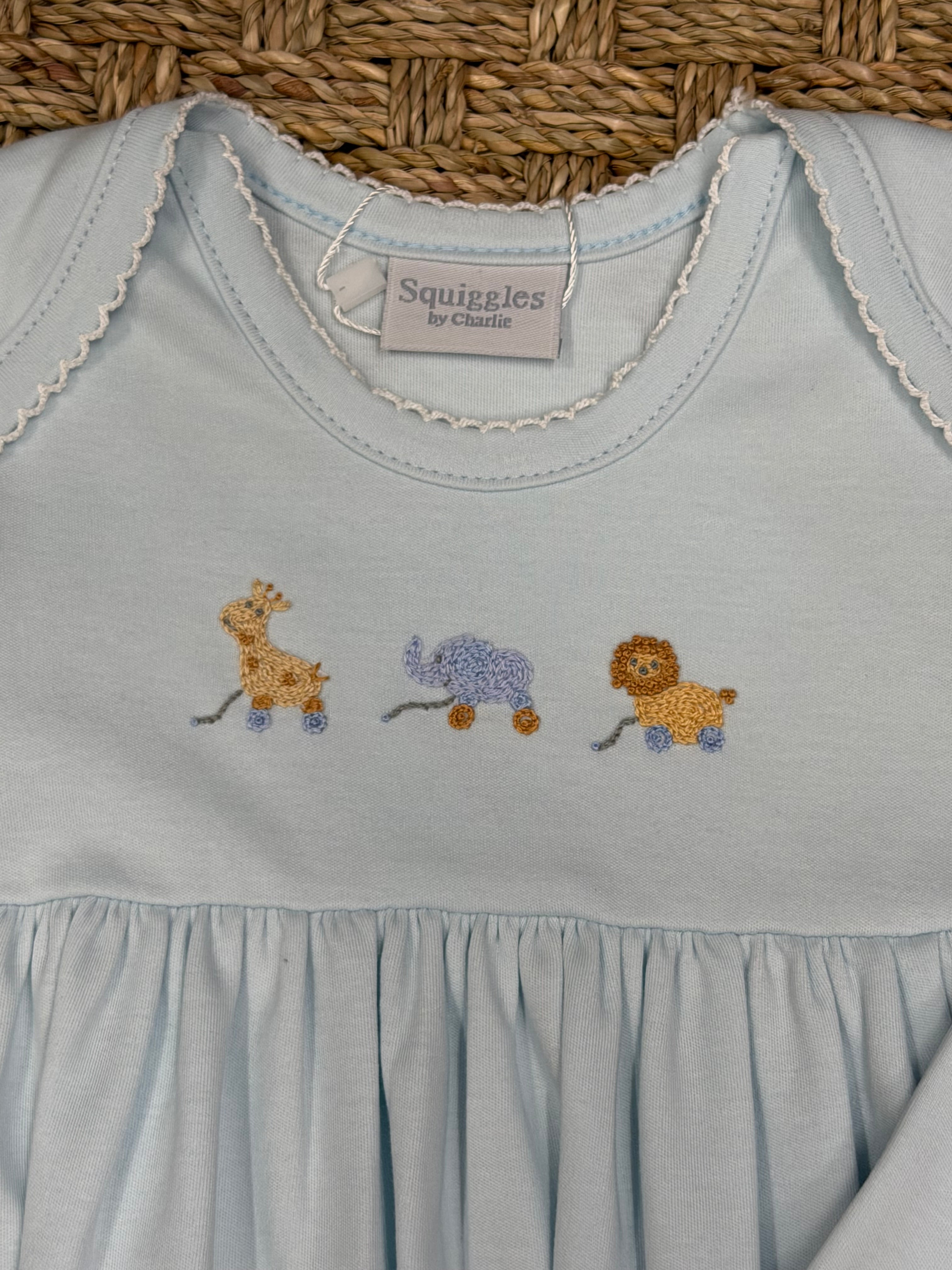 Squiggles Giraffe, Elephant, & Lion Gown