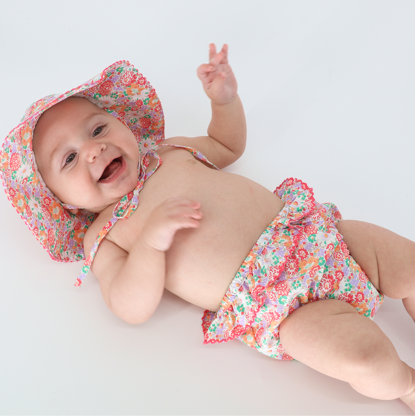 Minnow Island Blossom Diaper Bloomer Cover