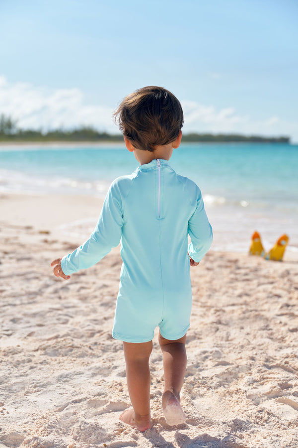 Beaufort Bonnet Price Pool Romper, Edisto Egg Blue
