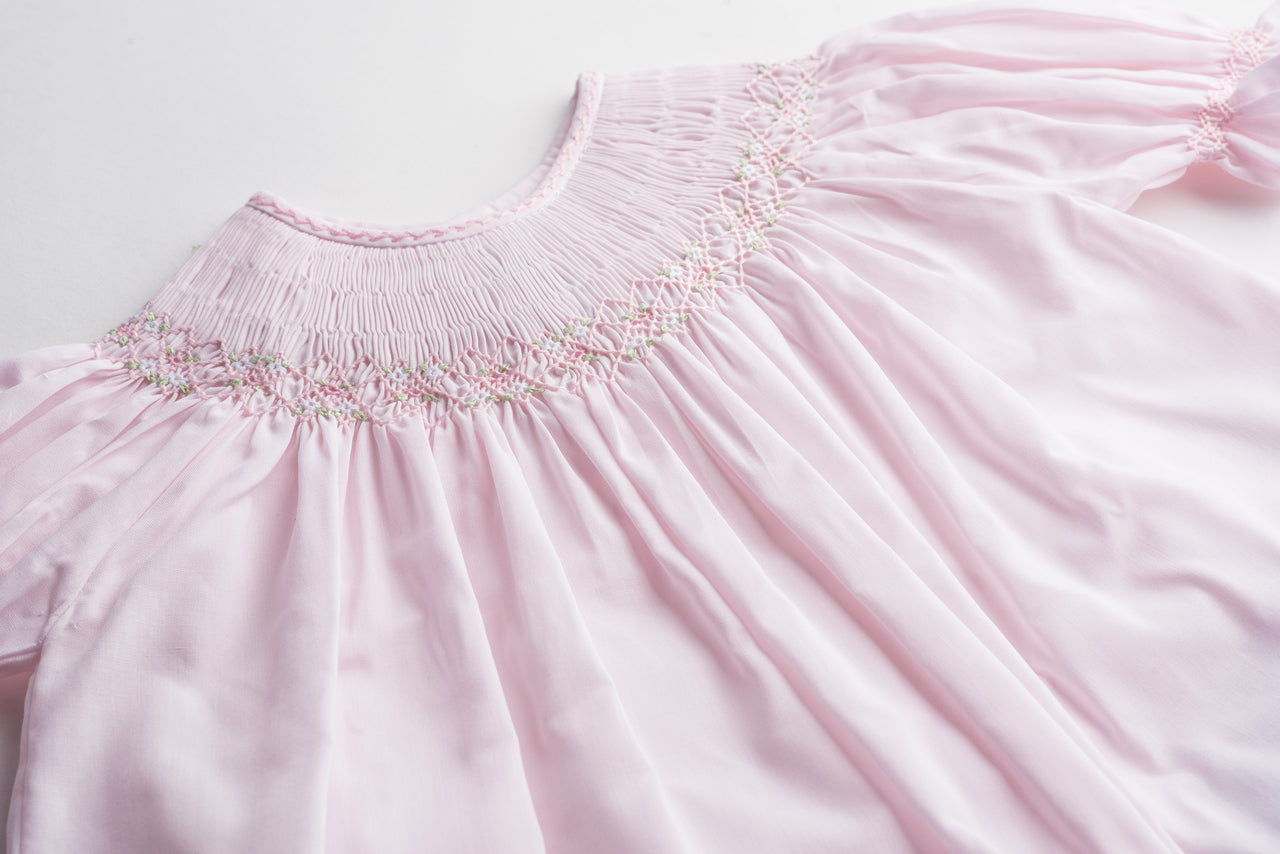 Feltman Brothers Ruffle Sleeve Smocked Biship Dress