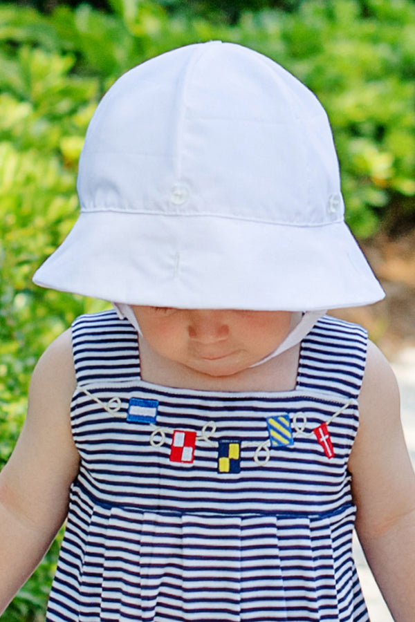 Beaufort Bonnet Bucket Hat, Worth Ave White