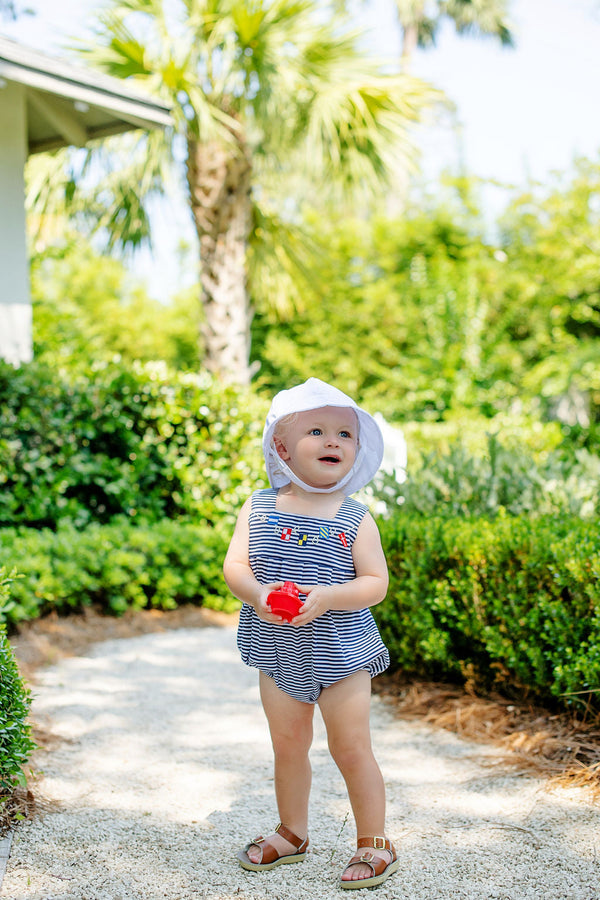 Beaufort Bonnet Bucket Hat, Worth Ave White