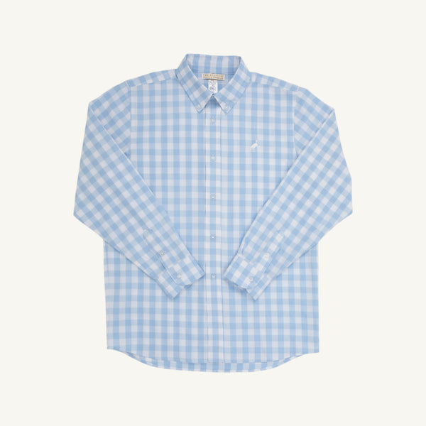 Beaufort Bonnet Dean's List Dress Shirt, Beale Street Blue Gingham