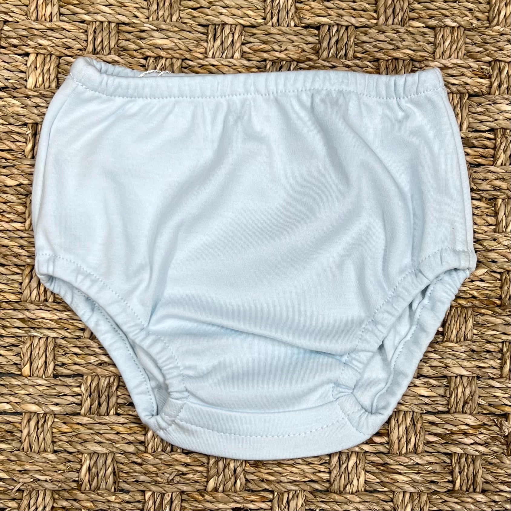 Squiggles Blue Diaper Cover