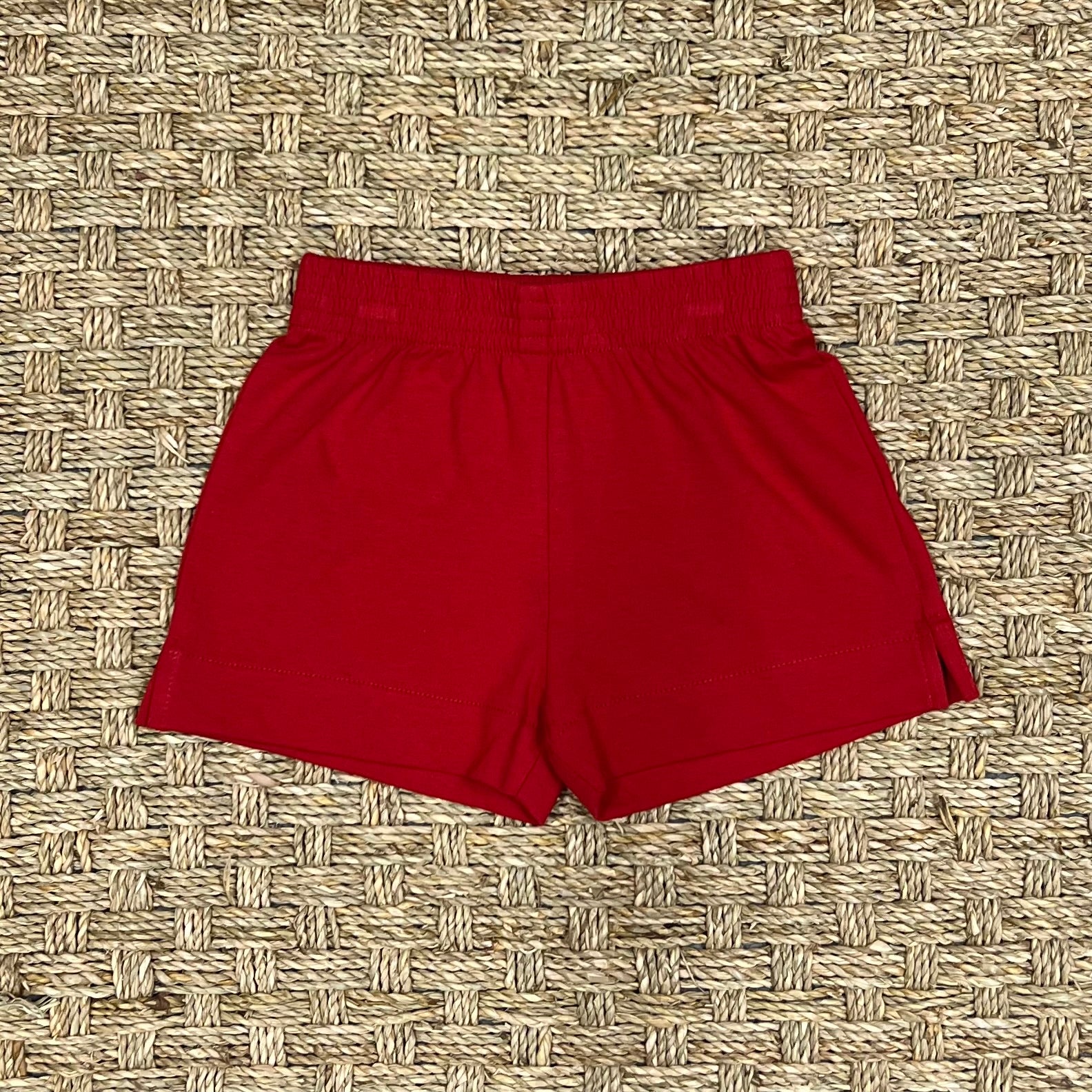 Luigi Jersey Shorts, Deep Red