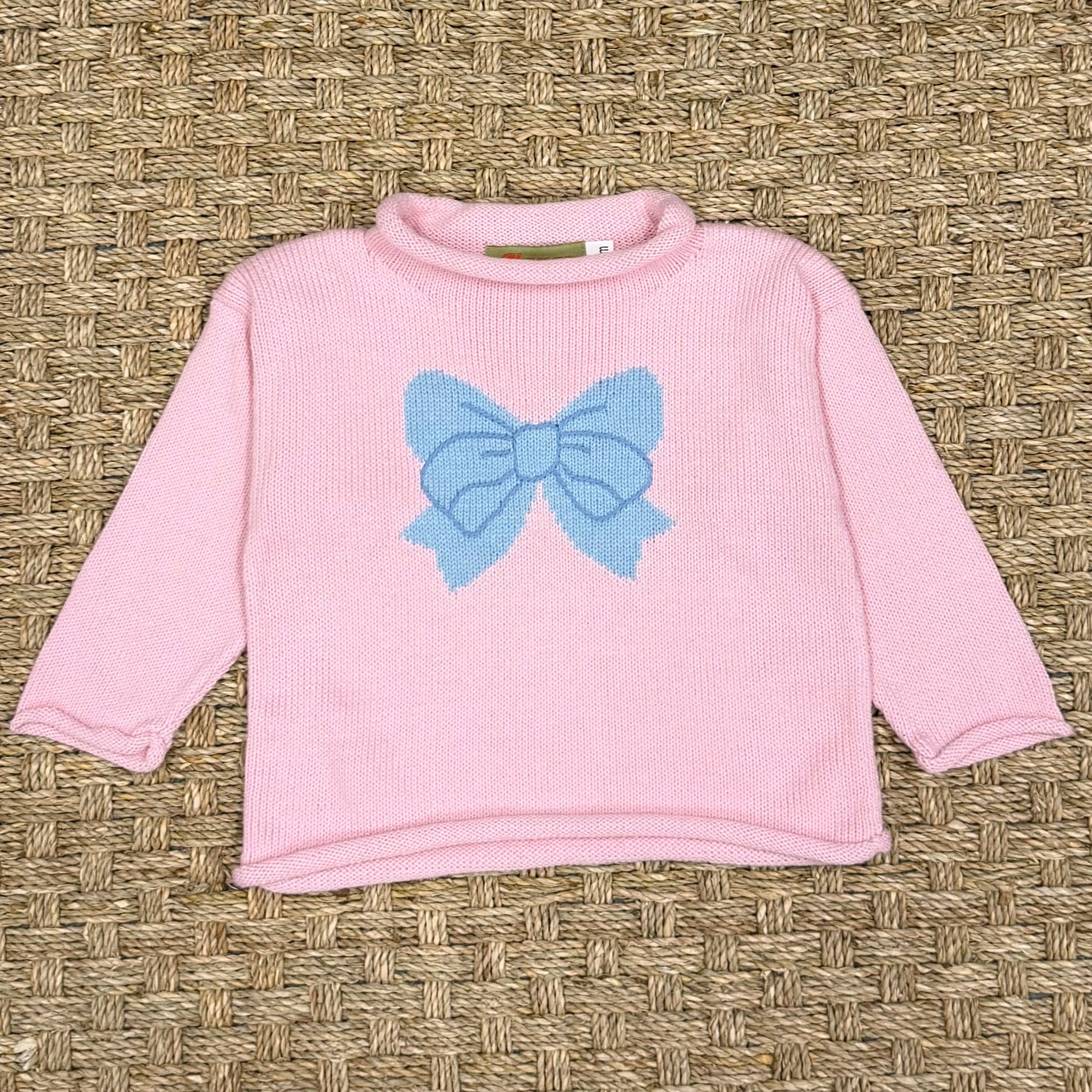 Luigi Rollneck, Large Bow on New Light Pink