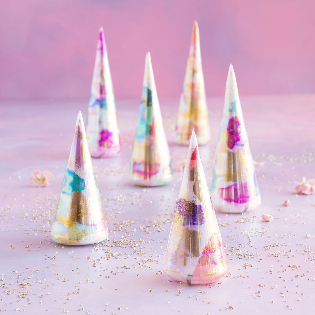 Glitterville Color Couture Cone Tree