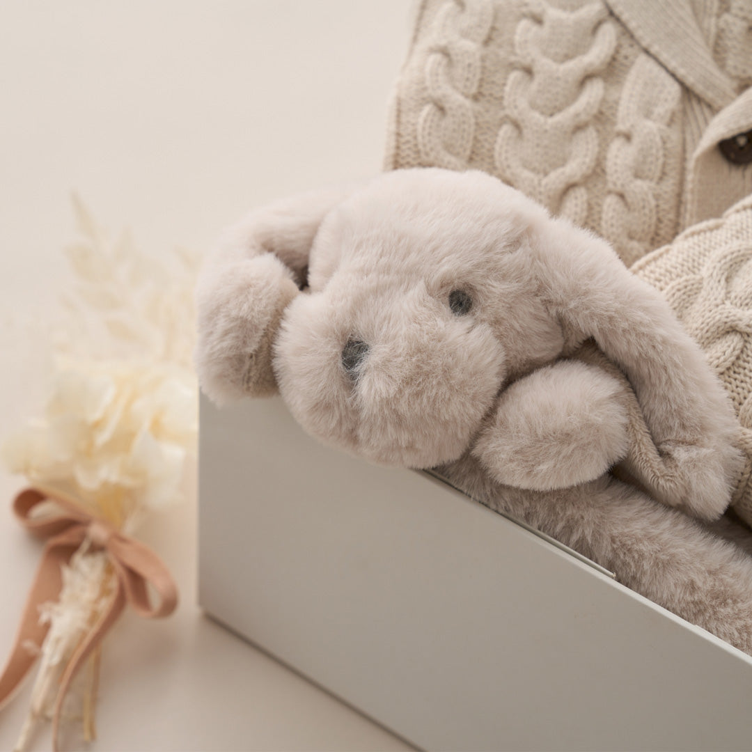 Elegant Baby Brown Puppy Baby Security Blankie