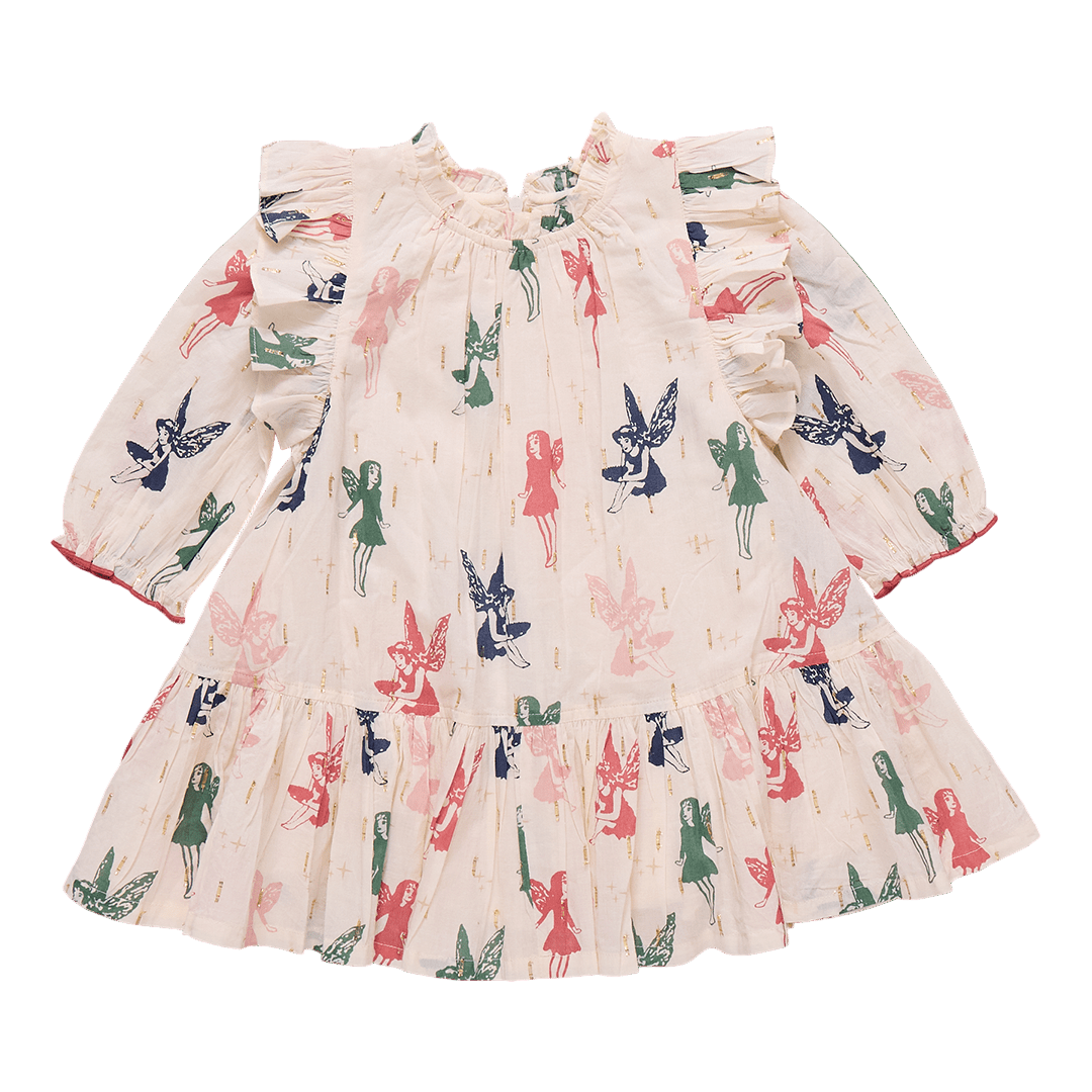 Pink Chicken Harper Dress, Woodland Fairies
