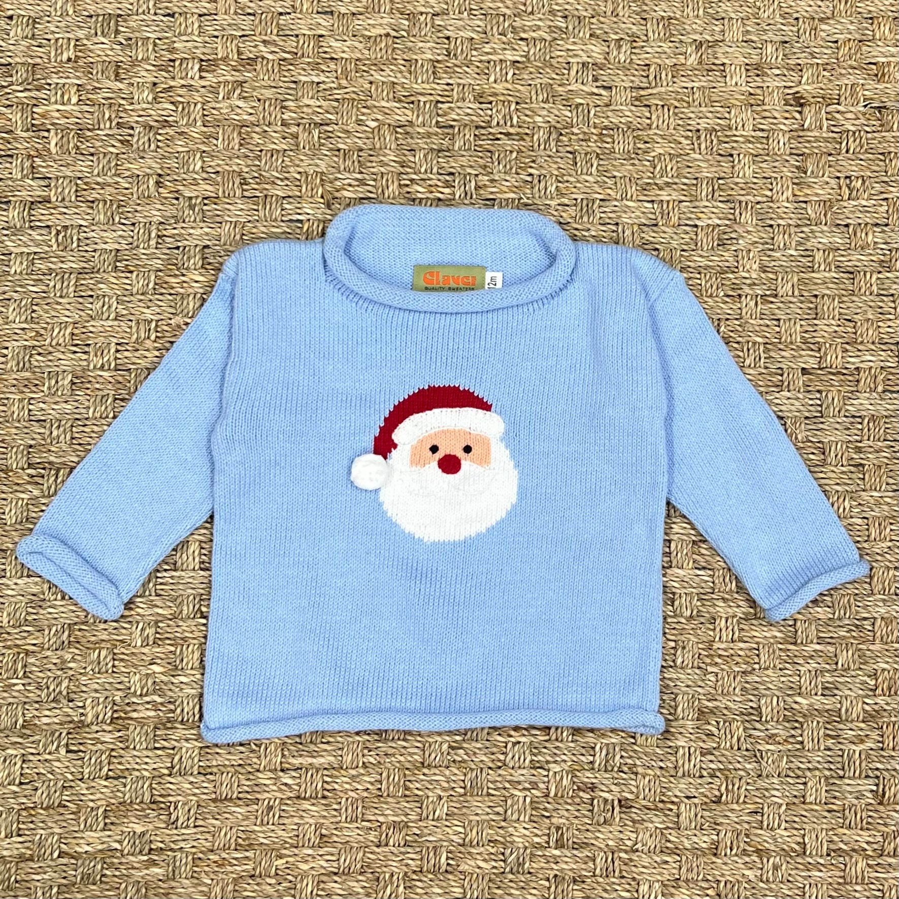 Luigi Rollneck, Santa Face on Sky Blue