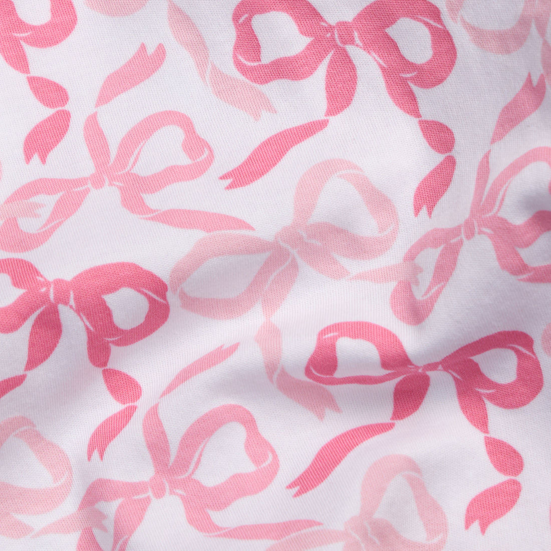 Little English Printed Turtleneck, Bows & Ribbons