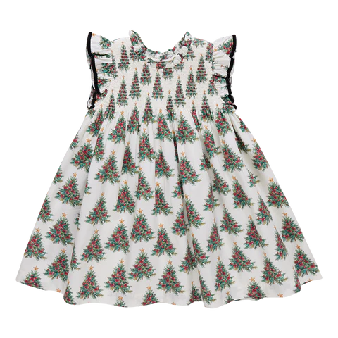 Pink Chicken Stevie Dress, Vintage Trees