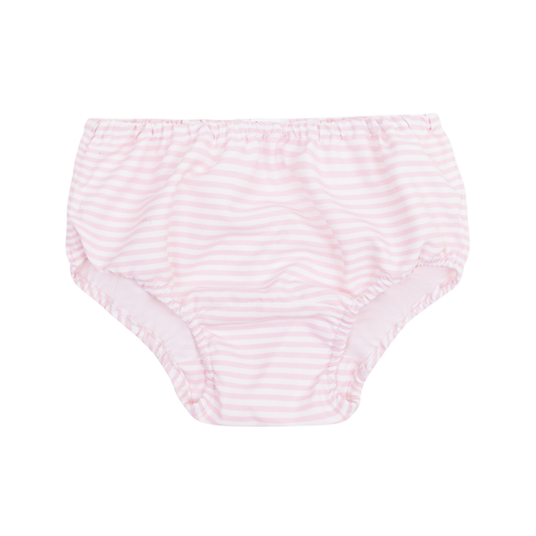 Minnow Pink Stripe Diaper Bloomer Cover
