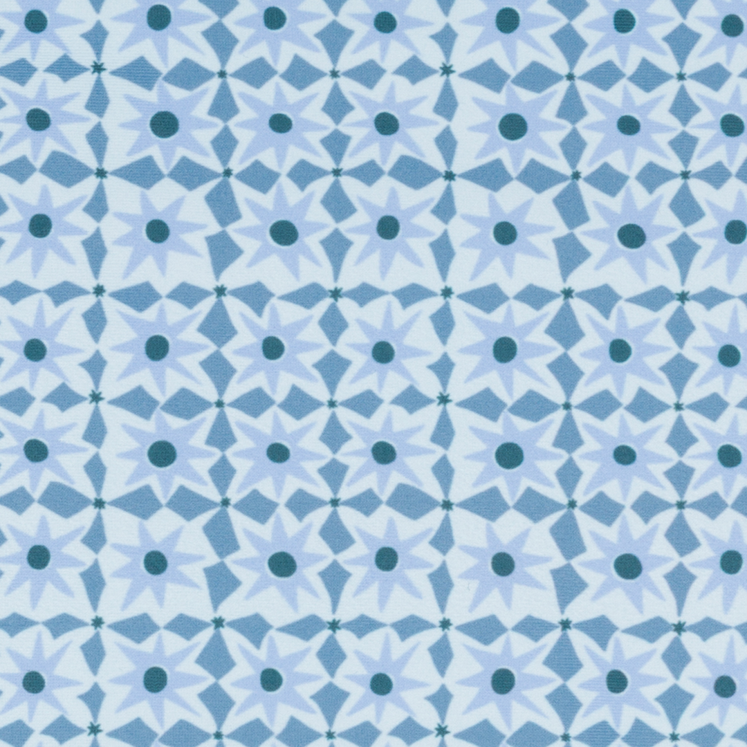 Minnow Starburst Azul Tile Ruffle Strap One Piece