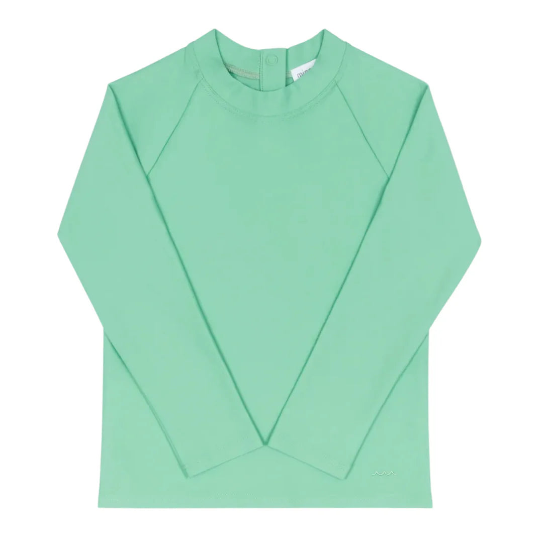 Minnow Unisex Rashguard, Gustavia Green