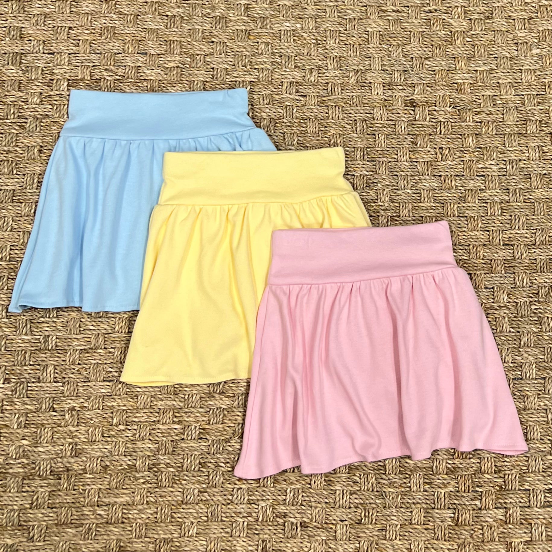 Luigi Gathered Skort, Powder Baby Blue