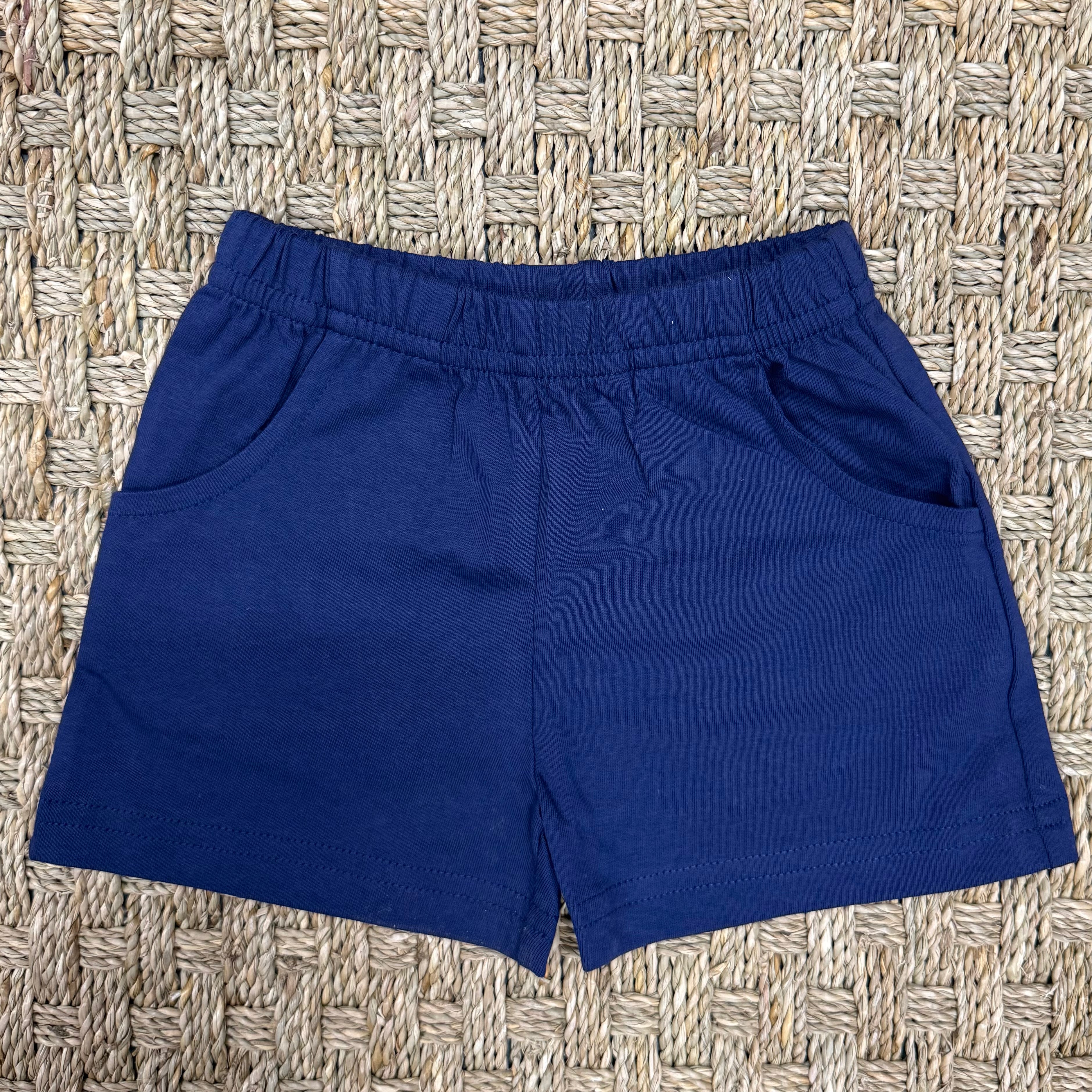 Luigi Jersey Shorts with Pockets, Dark Royal