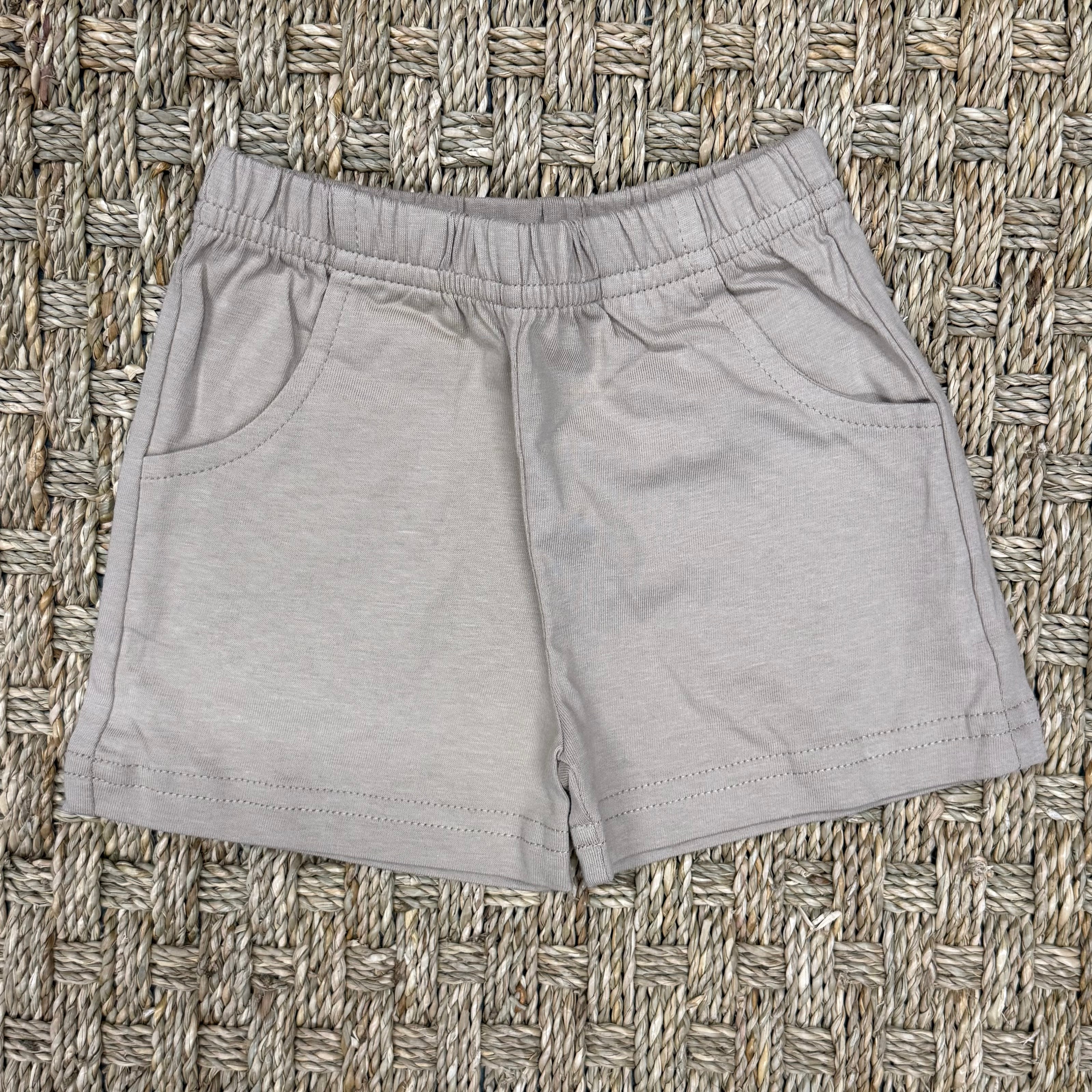 Luigi Jersey Shorts with Pockets, Sand