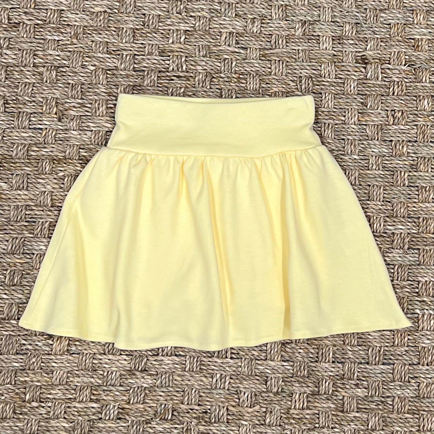 Luigi Gathered Skort, Pale Yellow