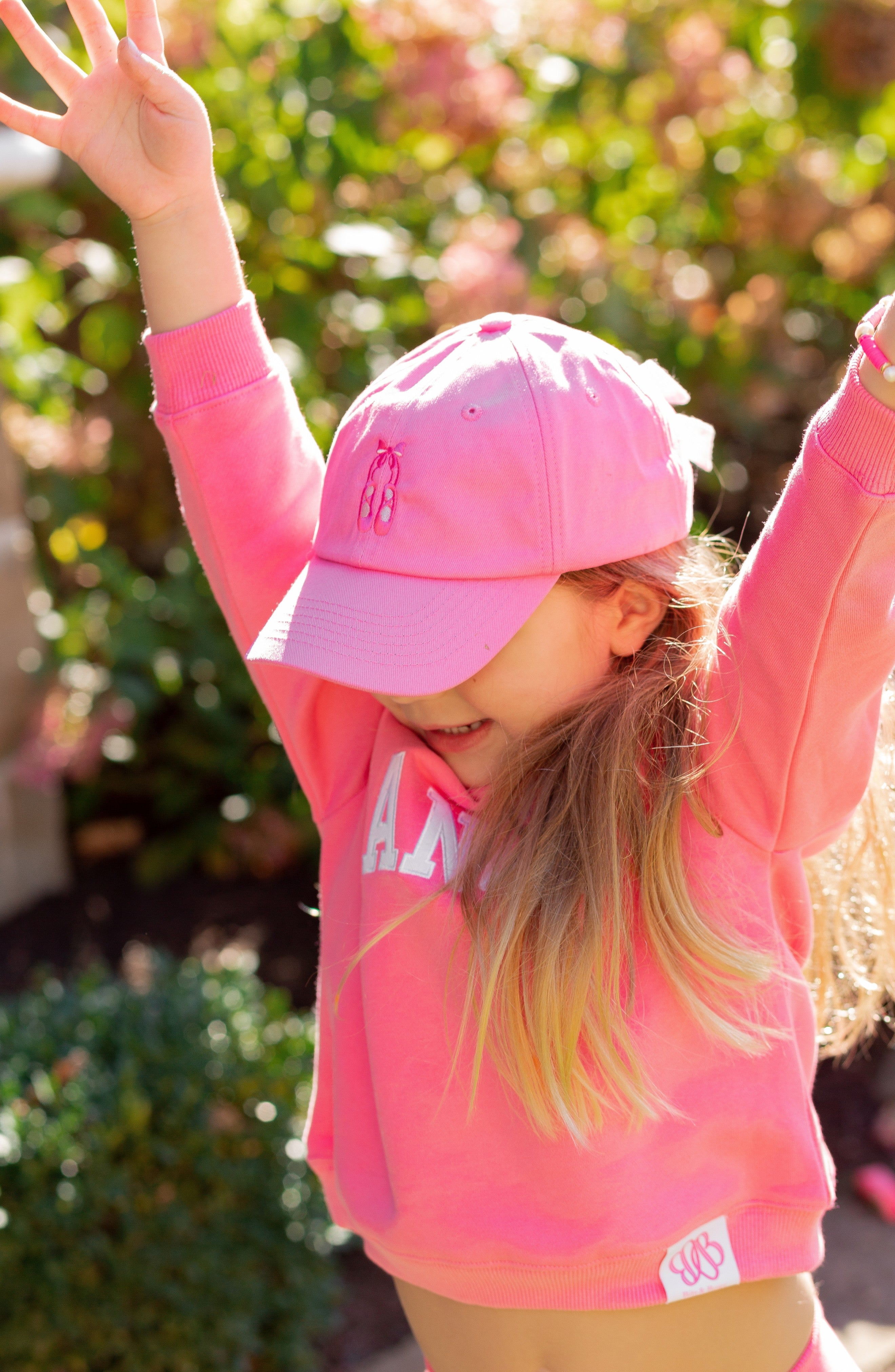 Bits & Bows Ballet Slippers Bow Baseball Hat