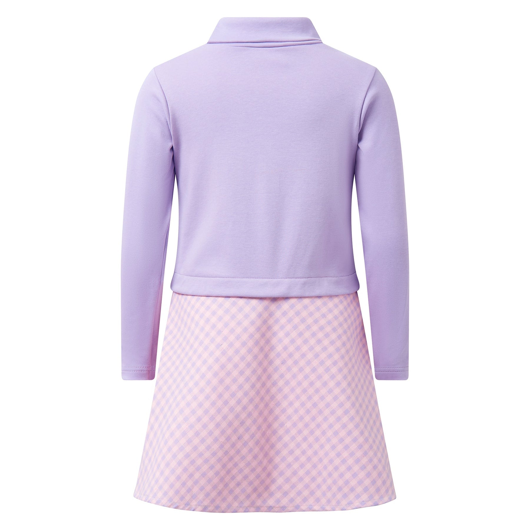 Rachel Riley Turtleneck Check Dress