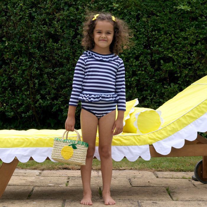 Rachel Riley Mini Lemon Beach Bag