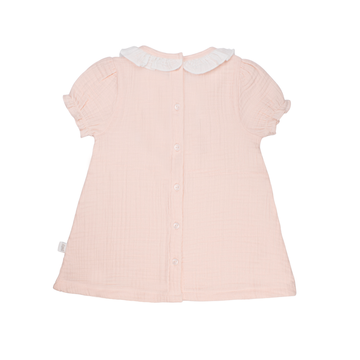 Paty Organic Cotton Muslin Ruffle Dress