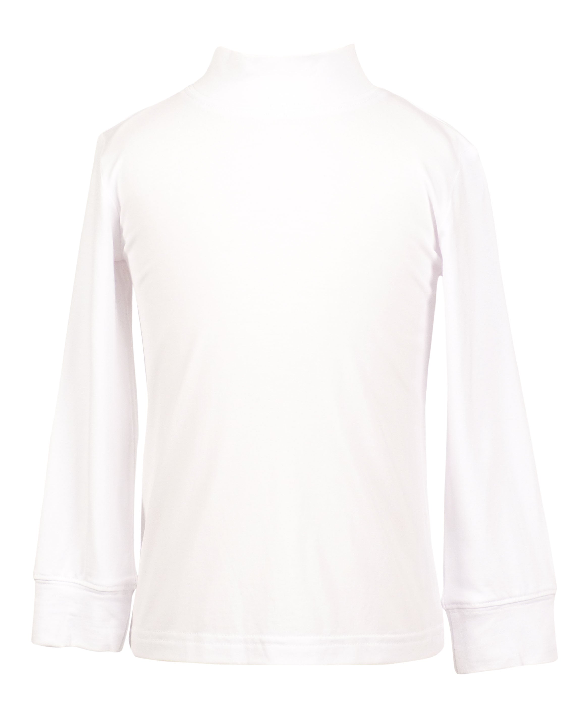 Yellow Lamb Molly Mock Collar Shirt, White