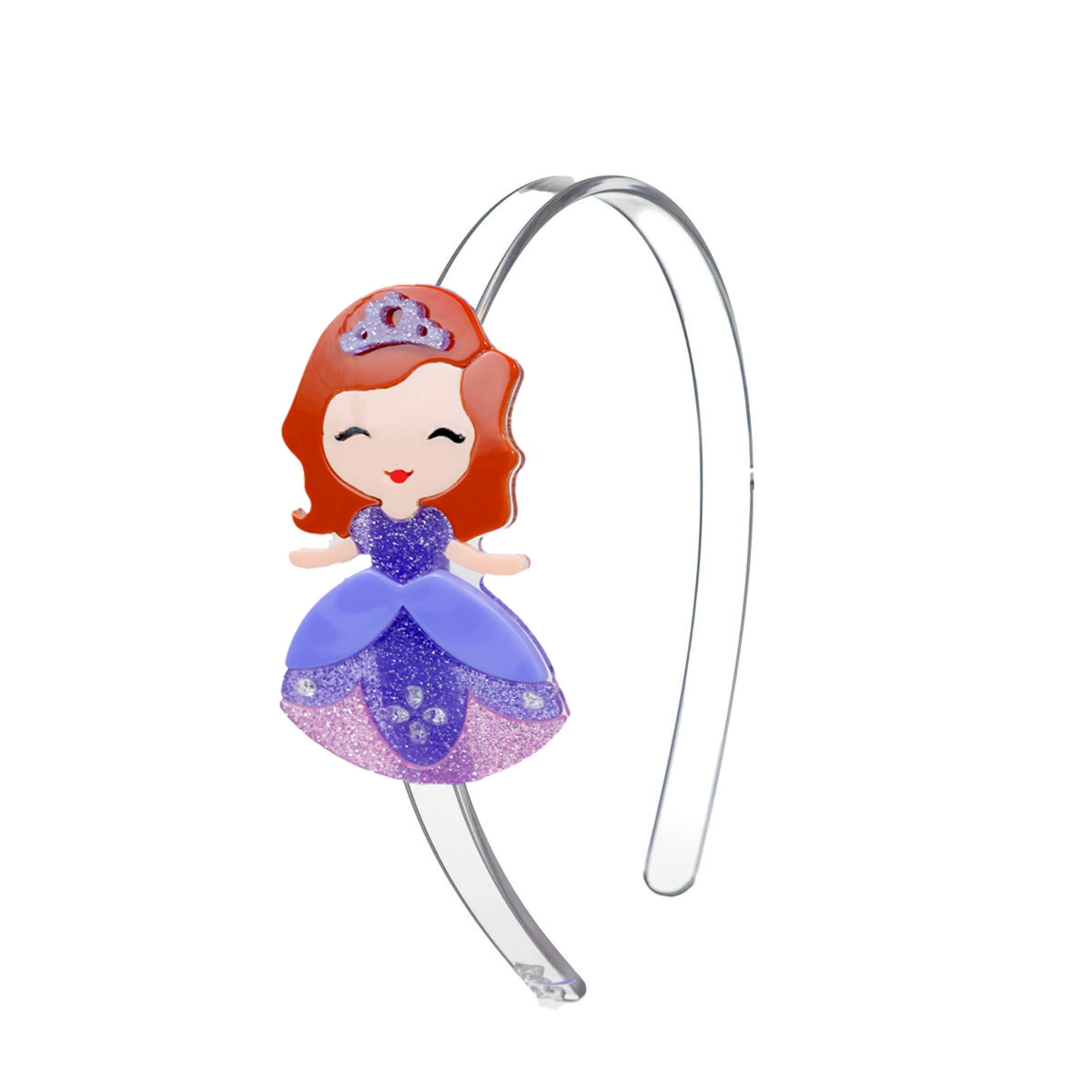 Lilies & Roses Cute Doll Orchid Dress Headband