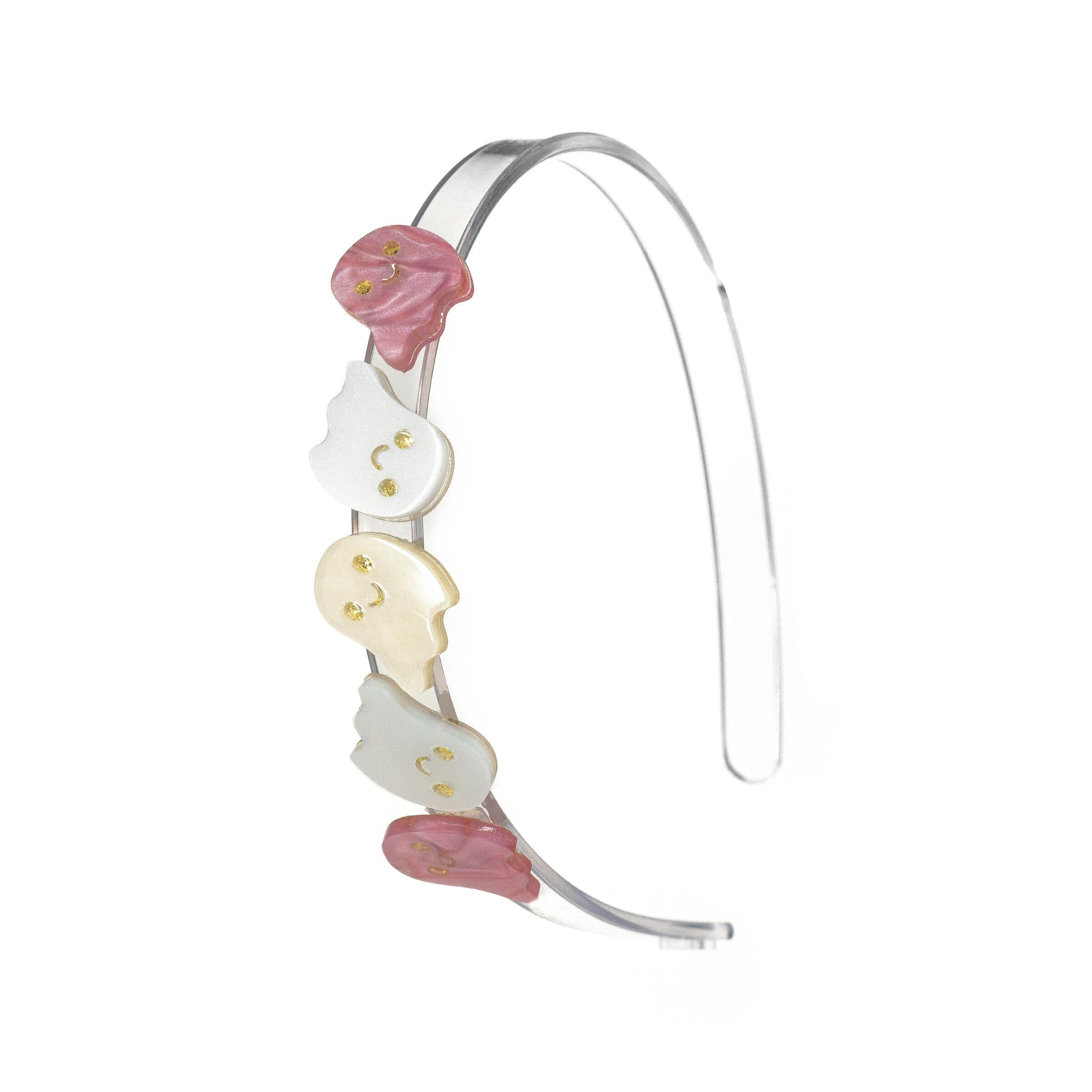 Lilies & Roses Multi Ghosts Pearl Shades Headband