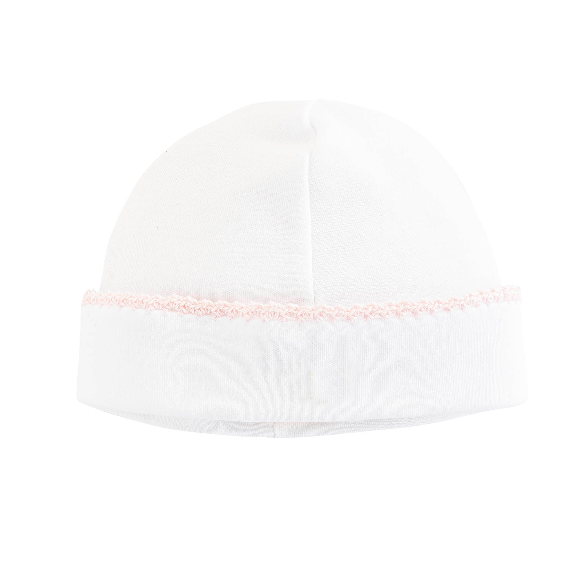 Baby Club Chic Hat with Crochet Trim
