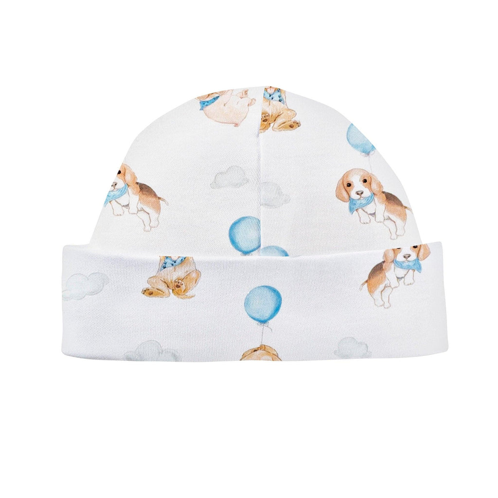 Baby Club Chic Hat, Cute Puppies Blue - shopnurseryrhymes
