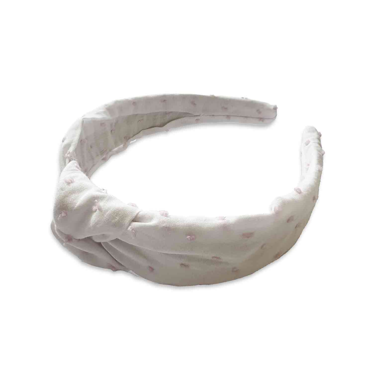 Eva's House Duo Swiss Dot Knotted Headband